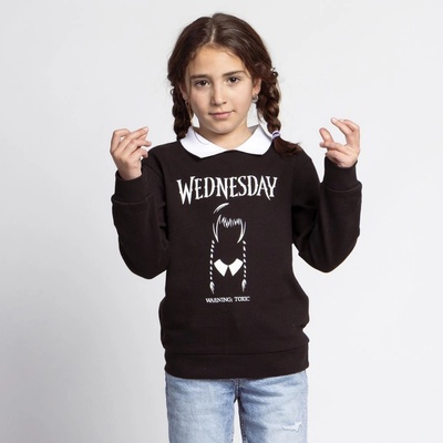 Mikina s golierom Wednesday