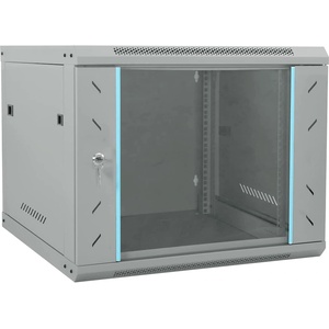 vidaXL Мрежов кабинет със съхранение Сив 60 x 60 x 50 см Стомана (42017639)