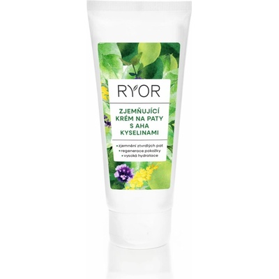Ryor Zjemňující krém na paty s AHA kyselinami 100 ml