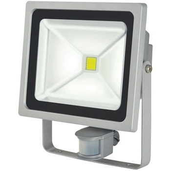 Reflektor LED s čidlem, COB, 30W, 5000 K, 2100 lm, IP44 šedý
