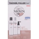 Nioxin System 3 Cleanser šampon 150 ml + System 3 Cleanser šampon 150 ml + System 3 Scalp Revitaliser kondicionér 50 ml System 3 Scalp Treatment Pro jemné a chemicky neošetřené vlasy dárková sada