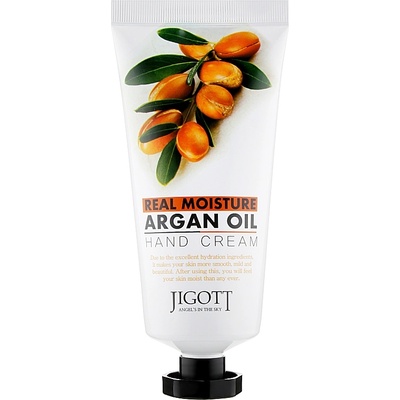 Jigott Real Moisture Крем за ръце Argan Oil, 100 ml