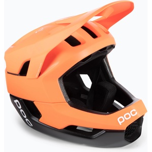 POC Otocon Race MIPS флуоресцентно оранжева каска за велосипед avip/uranium black matt
