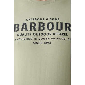 Barbour тениска мъжка от памук Moorside (MTS1458)
