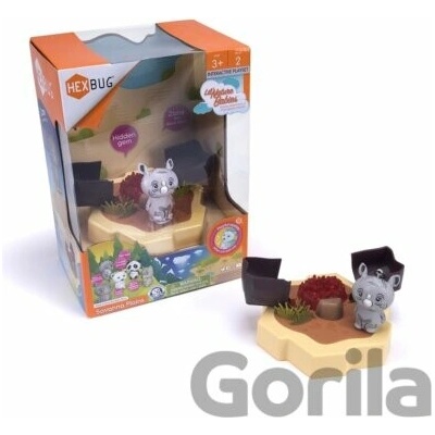 HEXBUG Lil Nature Babies Nosorožec Zane a ukrytý poklad, malý set HEXBUG