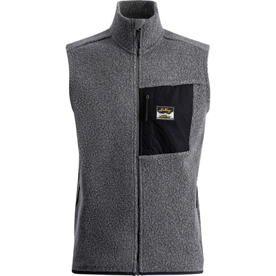 Lundhags Мъжки вълнен елек Lundhags Flok Wool Pile Vest Wool vest - Granite (032-0877-0511)