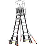 Little Giant Ladder Телескопична стълба от фибростъкло с регулируем кош cage - adjustable - работна височина 6.07 метра (18515-240)
