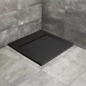 Radaway Teos C квадратно композитно душ корито 90x90 см черно (HTC9090-54)