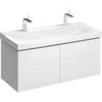 Geberit Долен шкаф за окачена мивка Geberit Xeno2, бял, 4 чекмеджета, 118 см (500.518.01.1)