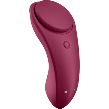 Image 1 of Satisfyer Sexy Secret Panty Vibrator Wine Red