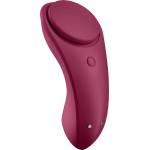 Satisfyer Sexy Secret Panty Vibrator Wine Red