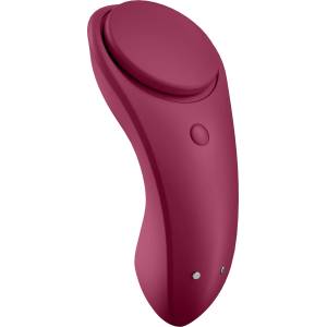 Satisfyer Sexy Secret Panty Vibrator Wine Red