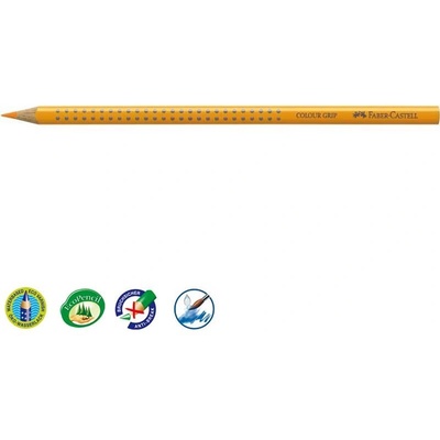 Faber-Castell Цветен молив FABER-CASTELL Grip 2001 триъгълен оранжев 112409 (112409)