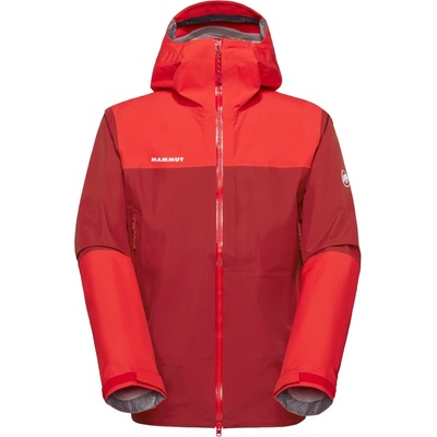 Mammut Мъжко водоустойчиво яке Mammut Alto Guide Hardshell Hooded Jacket Waterproof jacket - Dark Mammut Red / Mammut Red (002-3764-0213)