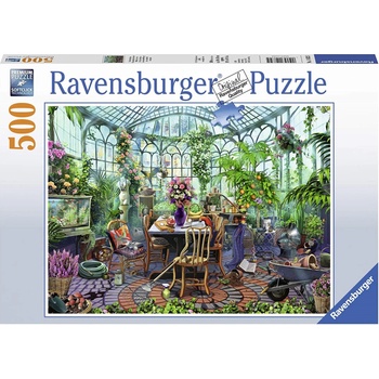 Image 1 of Ravensburger Пъзел Ravensburger от 500 части - Утро в оранжерията (12000207)