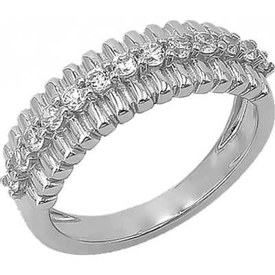 JVD stříbrný prsten se zirkony SVLR1123XK2BI