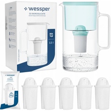 Wessper AquaClassic Borosilicate 3,3l zelená