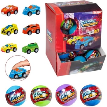 Toi-Toys Кола изненада в топче Toi Toys - Turbo Racers, асортимент (39945Z)