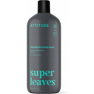 Attitude Super leaves pánsky šampón & telové mydlo proti lupinám 473 ml