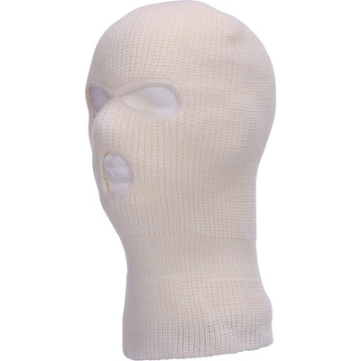 Kukla se 3 otvory Fostex Balaclava bílá