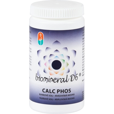 Herbarium Projekt CALC PHOS metabolizmus bielkovín a vápnika bunková soľ Calcium phosphoricum kráľovská modrá 180 pastiliek