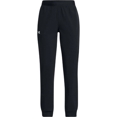 Under Armour UA Rival Woven Jogger Black černá/bílá