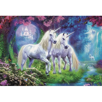 Image 1 of Educa - Puzzle Unicorns in the forest - 500 piese