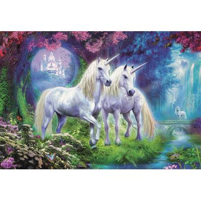Educa - Puzzle Unicorns in the forest - 500 piese