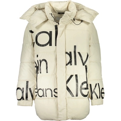 Calvin Klein Jeans bunda pánska béžová zimná
