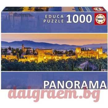 Image 1 of Educa Пъзел educa 19576 - 1000 части - Алхамбра, Гранада - Панорама (edu19576)