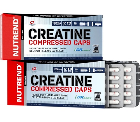 NUTREND Creatine Compressed 120 kapsúl