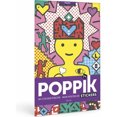 POPPIK Samolepkový plakát Pop Art