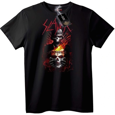 NOONEBRAND Тениска с черепи на Slayer - S, Black