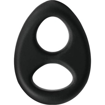 Image 1 of NS Novelties Двоен пенис ринг "romeo black ring" - Медицински силикон