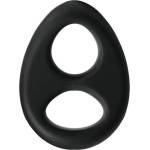 NS Novelties Двоен пенис ринг "romeo black ring" - Медицински силикон