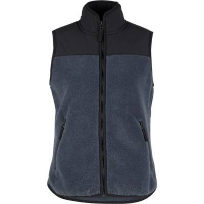 Stoic Дамски поларен елек Stoic Women's MerinoHighPile357 VallsboSt. Vest Fleece vest - Ink Grey / Black - размер XXL (132-1240-0616)