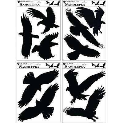 Anděl Samolepka siluety Typ: 1 ptáci 429 42x30cm – Zbozi.Blesk.cz