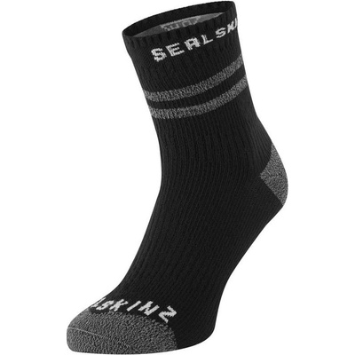 SealSkinz Nepromokavé ponožky Mautby černá