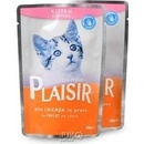 Plaisir Cat Kitten kuřecí v omáčke 100 g
