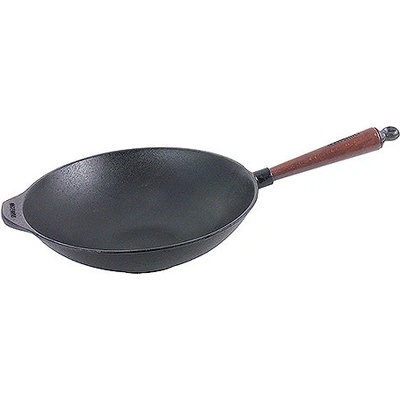 CONTACTO Pánev wok s dřevěnými úchyty 290 mm