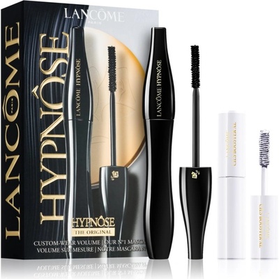 Lancôme Hypnôse 01 Noir Hypnotic riasenka pre extra objem 6,2 ml + Yeux Bi-Facil odličovač očí 30 ml + Génifique Advanced Yeux Light-Pearl sérum na oči a mihalnice 5 ml kozmetická sada