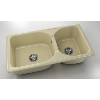 Image 1 of FAT Mивка Classic 213 Polymer marble, 03 Жасмин, с включен сифон