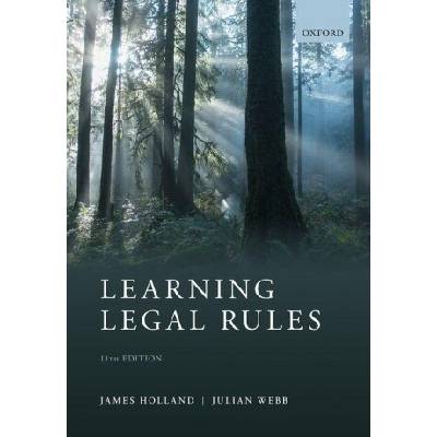 Learning Legal Rules (Holland,Webb)(Brožovaná)