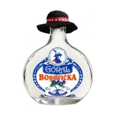 Goral Borovička MINI 40% 0,05 l (čistá fľaša)