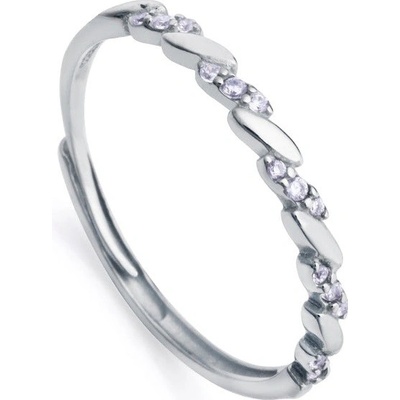 Viceroy stříbrný prsten se zirkony Clasica 13157A013