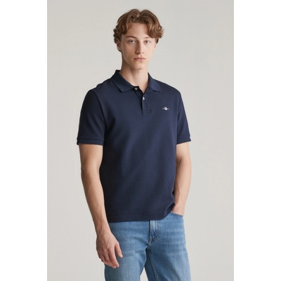 Gant Textured Polo evening blue