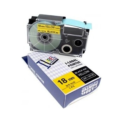 ALLPRINT Xerox páska s Casio XR-18YW1, 18mm x 8m, černý tisk / žlutý podklad - kompatibilní