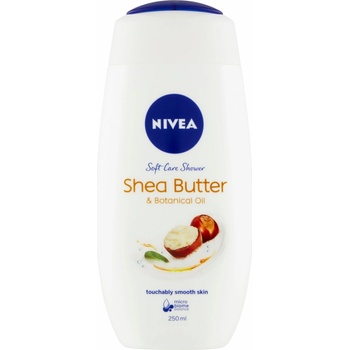Nivea Soft Care Shower Shea Butter sprchový gél s prírodným rastlinným olejom 250 ml