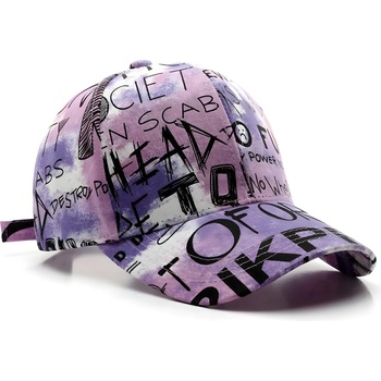 HARAHU Шапка с козирка Graffiti - Лилаво KP30315 (30315)