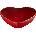 Le Creuset Голяма купа за сервиране Heart 2, 9 л черешова (80172290600003)